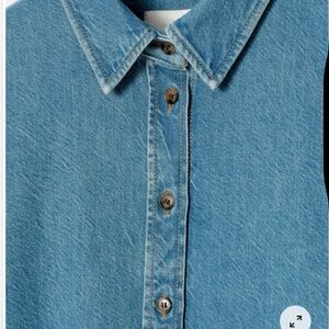 COS Classic Blue Denim Shirt